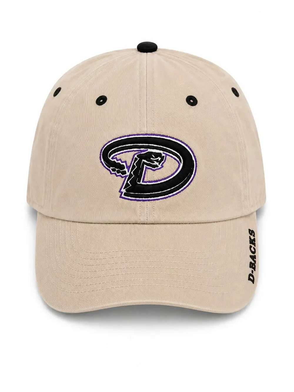 Vintage Arizona Diamondbacks Twins Enterprise Beige Strapback Hat OSFA